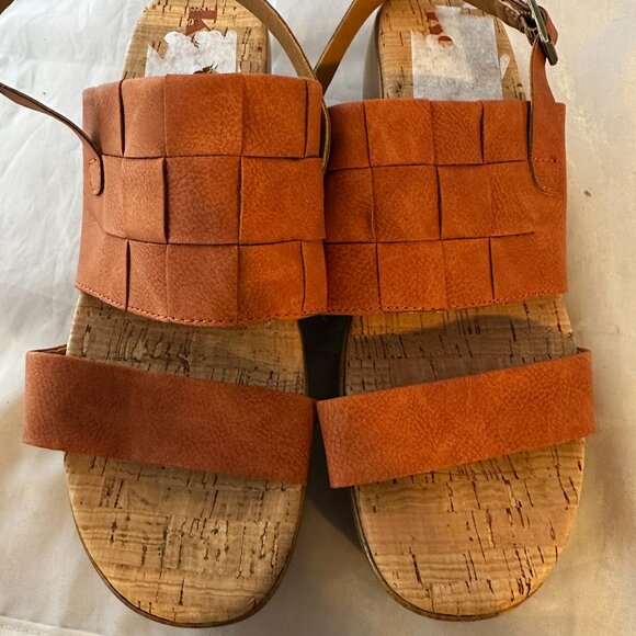 Korks by Kork-Ease  Fraya Platform Sandal, Orange  Women Sizes  NEW Without Box - Picture 1 of 10